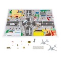 Toy Time 43-piece Airport Playset, Diecast and Plastic Airplane and Delivery Truck Toys for Toddlers/Children 404767MTA